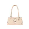 Bolso de axila retro de moda para mujer, bolso de hombro de diseño exclusivo con tachuelas, bolso de mano vintage de alta gama