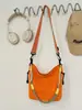 Bolso de mano de cuerda colorido transfronterizo nuevo, bolso de hombro a cuadros simple casual ligero, bolso cruzado de gran capacidad para mujer