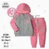 Ropa Nueva de Otoño Transfronteriza Sudadera Material Ropa Infantil Traje de Dos Piezas Traje Deportivo Energético [Envío Directo]
