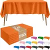Manteles Desechables Gruesos Transfronterizos, Manteles Decorativos, Exquisitos Manteles de Plástico para Fiestas, Paquetes Múltiples de Manteles Simples para Exteriores