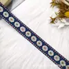 Cinta jacquard estilo étnico de margarita, encaje para ropa étnica Miao, accesorios de pasamanería para ropa étnica de minorías de Yunnan-Guizhou