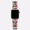 Adequado para Apple Watch 89 10ª Geração Corrente de Metal Estilo Chanel Pulseira de Couro iWatch S11 Pulseira de Corrente para Relógio