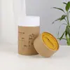 Atacado do Fabricante Tubo de Papel e Lata de Papel Personalizado Tubo Oco Tubo para Poster Embalagem Cilíndrica Papel Kraft Tubo de Papel Redondo Coração Personalizado