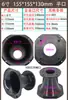 Altavoz de Trompeta para Tweeter de 3~18 Pulgadas Unidad de Driver Boca Plana Montaje con Tornillo Carcasa de Plástico Accesorios de Audio