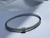 Pulsera de Estilo Europeo y Americano con Cintura Pequeña y Cielo Estrellado para Mujer, Brazalete Ajustable de Alta Gama, No se Desvanece, con Joyas de Diamantes y Circonita