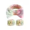 Diadema de Spa para Mujer Maquillaje Cuidado de la Piel Lavado Facial Diadema Goma para el Cabello Accesorio para el Cabello Regalo de Navidad para Adolescentes Lindo Accesorio para el Cabello