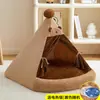 Nido para Gatos para Todas las Estaciones, Cama para Dormir para Gatos Semicerrada, Tienda Cálida de Invierno, Casa, Nido para Mascotas, Perrera, Villa para Gatos al por Mayor