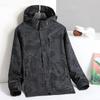 Jaqueta de outono e inverno para atividades ao ar livre, masculina e feminina, três em um, destacável, duas peças, forro de lã coral, jaqueta de inverno
