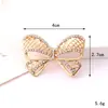 Novos Acessórios de Joias Coração Laço Arco-Íris Cravejados de Diamante DIY Liga de Zinco Capa de Celular Acessórios de Adesivo Traseiro de Beleza