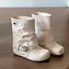 Botas Retro Francesas Versátiles de Suela Gruesa para Mujer 2026 Nuevo Llegado de Otoño Para Personas Bajas Que Aumentan la Altura Adelgazantes Pierna de Pantalón Botines Birkenstock