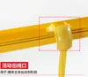 Accesorios para canaletas de pigtail, codo de salida de fibra, tes, de cuatro vías, conector de tubo corrugado para cableado inferior, material auxiliar para canaletas de fibra óptica, tapa final