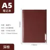 Cuaderno A5 de Hojas Sueltas con Hebilla, Bloc de Notas de Papelería Creativa, Cuaderno Simple para Reuniones de Oficina, Impresión de Logo, Portátil