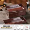 Restaurante de Hot Pot Estilo Montaña Famoso en Internet Plato de Shabu-Shabu de Res Color Café con Copos de Nieve con Set Artístico de Tres Piezas de Guarnición Vajilla Comercial de Melamina