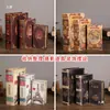 Caixa Criativa em Formato de Livro Decoração de Estante de Livros para Casa Caixa de Armazenamento de Livros Falsos Retrô Ornamento de Livro Antigo Fotografia Europeia Outros