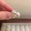Anillo de Plata de Ley 925 Simple Dulce Fresco Flor Otoño Invierno Nuevo Anillo para Mujer ins Sensación de Alta Gama Anillo de Junta Abierta Ajustable