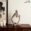 Linhas artísticas minimalistas em estilo wabi-sabi, conjunto de decoração de luxo leve para sala de estar, quarto e hall de entrada, conjunto de móveis macios para casa, presente para outras pessoas