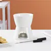 Forno Criativo Derretedor de Chocolate Branco Peça Quatro Cerâmica Japonesa Queijo Pequeno Queijo Vela Aquecimento Fogo Caldeira