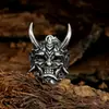 Fábrica de joyería hip hop todo a juego hip hop colgante hiphop moda retro Acero inoxidable Diablo cabeza de toro collar