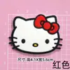 Hello Kitty Gato KT Cabeça de Gato Personagem Inglês Cartão Desenho Animado Cola Flexível Joias Acessórios DIY Capa de Celular Material de Decoração para Parte Superior