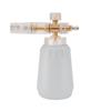 Pistola de agua de alta presión transfronteriza, olla de espuma transparente de 1L, gran capacidad, para lavado de autos a alta presión, olla de espuma especial con copo de nieve, burbujeador