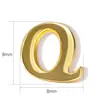 Superficie de Espejo de Cobre Nueva Transfronteriza Colgante de 26 Letras Inglesas Collar Pulsera Pendientes DIY Accesorios Simples Versátiles