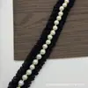 Comercio Exterior Transfronterizo Estilo Pequeña Fragancia Encaje de Hilo Dorado Perla Lolita Hanfu Accesorios para Ropa Cinta Decorativa Venta al por Mayor