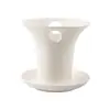 Portacepillos de Dientes Creativo Blanco Puro Estilo Japonés con Bandeja de Drenaje, Soporte de Cepillos de Dientes para Pareja de Baño, Portavasos de Cepillo de Dientes sin Taladro