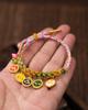 Pulsera tejida de cinco caminos del Dios de la Fortuna, estilo Xizang, hilo rojo para el año de nacimiento, pulsera de estilo étnico para parejas, hilo de nudo de regalo, cuentas budistas versátiles