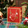 Caja de Regalo de Espino Confitado para Navidad y Año Nuevo Caja de Regalo de Chocolate con Glaseado Rojo y Dorado Fresa Caja de Empaque de Regalo Galletas de Turrón