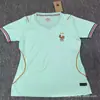 Venta al por mayor transfronteriza 2627 Camisetas de fútbol para mujer Versión de aficionado Selección Nacional Club Mangas cortas Tops Soporte para impresión de números y Envío directo