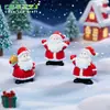 Novidade Transfronteiriça Desenho Animado Papai Noel Figura Fofa Acessórios Micro Paisagem Decorações DIY Pequenos Enfeites de Mesa