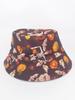 Sombrero de Pescador con Estampado de Halloween Estilo Nuevo Europeo y Americano Sombrero Cubo Tie-Dye Graffiti para Hombres y Mujeres Protección Solar y Sombreado para Exteriores Primavera y Verano