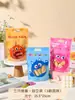 Novas Sacolas Auto-Selantes de Desenho Animado para Biscoitos, Doces de Floco de Neve, Nougat, Embalagens de Doces, Sacolas com Fundo para Produtos Assados e Lanches