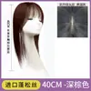 Postizo para Mujer para Cubrir Cabello Blanco, Invisible y Sin Costuras, Topper de Cabello Sintético Esponjoso, Flequillo Falso, Parche para el Cabello para la Parte Superior de la Cabeza