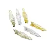 16*57mm Aleación Hueca Tallada Flor Horquilla DIY Accesorios de Joyería Estilo Antiguo Adorno para el Cabello de Metal Kit de Materiales