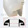 Anillo de Sellado para Brida de Registro de Presión Atmosférica, Tapa de Acceso de Apertura Rápida, Caucho de Silicona, Circular, Junta de Silicona Impermeable