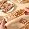 Bolsas de Empaque Famosas en Internet para Barquitos de Arroz Glutinoso de Caramelo y Almendra, Bolsas Transparentes Rectangulares Sellables al Calor para Hornear Galletas, Turrón al por Mayor