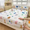 2026 Modelo Nuevo Algodón Lavado Sábana para Cama de Dormitorio Estudiantil Pieza Única Protector de Cama Cubierta de Cama Cubierta Protectora Funda de Almohada