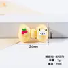 Animales de Dibujos Animados Lazo Creativo DIY Pegamento de Crema Funda para Teléfono Móvil Pasador Hecho a Mano Taza de Agua Accesorios de Resina Venta al por Mayor
