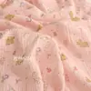 [Conejo de Globo] Algodón Puro Crepé de Doble Capa Grado Madre e Hijo Babero Toalla para Saliva Goma para el Cabello Pijama Toalla de Baño