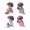 Musgo Micro Paisagem Pequenos Enfeites DIY Bonsai Suculenta Decoração Acessórios Xícara de Chá Casal Boneco Personagem de Plástico
