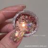 BRILHAR. Nail Art Material Retro Nanyang Estilo Outono Rock Peças Lantejoulas Misturadas Glitter Sudeste Asiático Reino Secreto Jóias