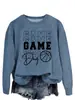 Sitio Independiente de Amazon Juego Juego Juego Día Juego Moda Casual Suelta Sudadera Europea y Americana
