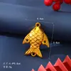 Acessórios Pequenos Dourados, Moedas de Cobre, Peixes, Nós Chineses, Pequenos Enfeites, Pingentes de Casamento, Suprimentos Festivos, Versos de Bênção do Oficial Celestial