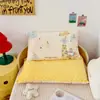 Comercio Exterior Nuevo Tarjeta Infantil Amor Dibujos Animados Tamaño Grande Estilo Pintura al Óleo Terciopelo Tibio de Leche Frijol Almohada Transfronteriza Desmontable Almohada Calmante