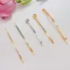 Explosiones clip de metal para colgar DIY color retenedor flequillo de niña pinza de borde pinza plana pasador accesorios para el cabello accesorios para el cabello