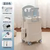 Mala Infantil de 20 polegadas com Abertura Frontal, Rodas com Freio e Encosto Elevado para Viagens de Pais e Filhos, Atacado