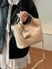Bolsa Feminina 2026 Nova Tendência Outono e Inverno Casual Grande Capacidade Vintage Versátil Transversal Saco Balde Bolsa de Ombro