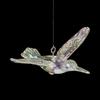 Decoración colgante de colibrí de acrílico para bodas, pájaro de cristal transparente para techos de hogar y hotel