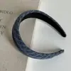 Diadema de Punto Rayada Ancha Estilo Coreano Elegante para Mujer, Diadema Versátil de Alta Gama para Uso Diario, Lavado de Cara y Peinado